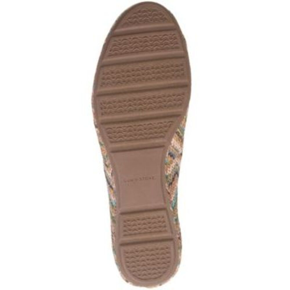 SUN STONE Womens Pink Zig-Zag Eliana Round Toe Wedge Slip On Ballet Flats 6.5 M - Picture 4 of 4